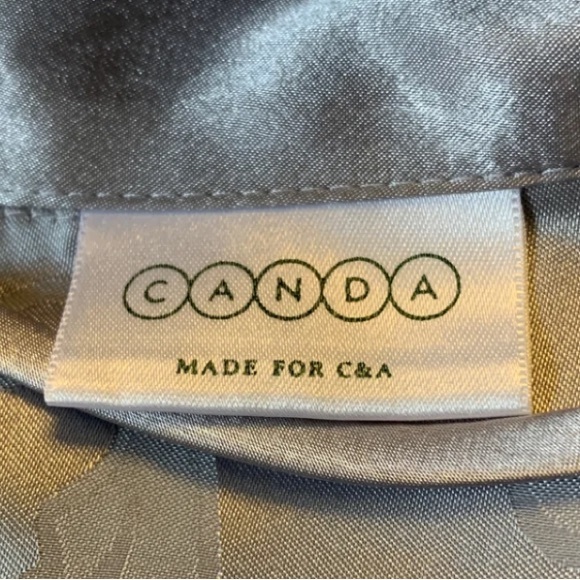 Canda 2 piece silky pajamas women’s size large - Picture 5 of 8